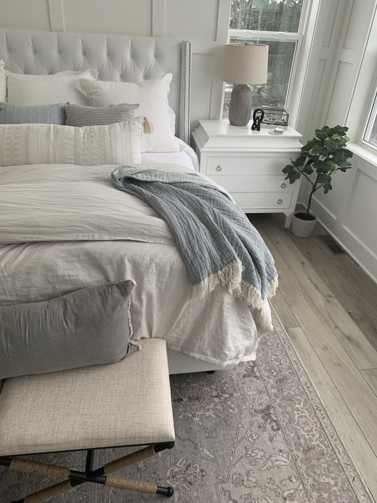 white bedroom