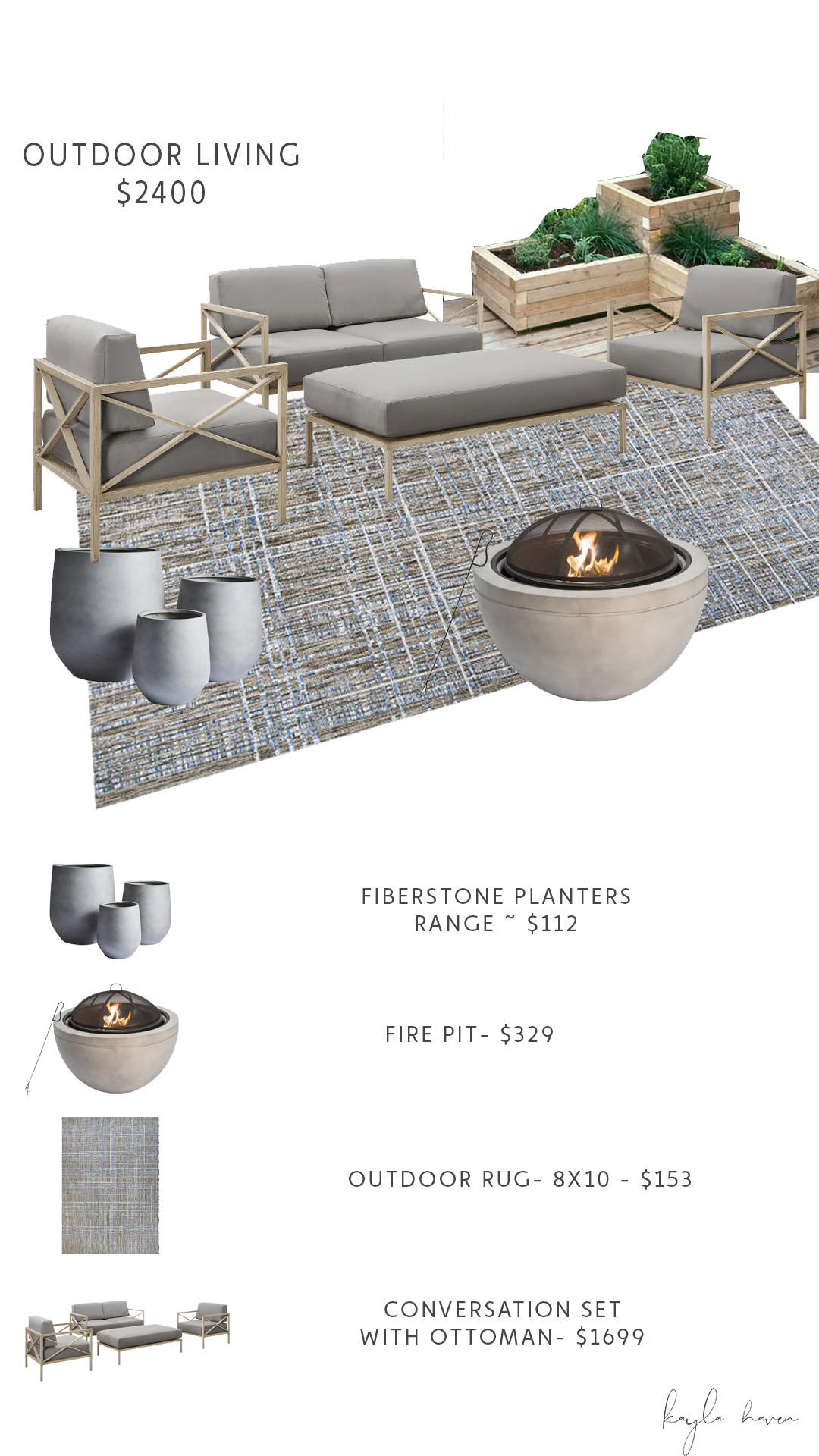 outdoor patio furniture
