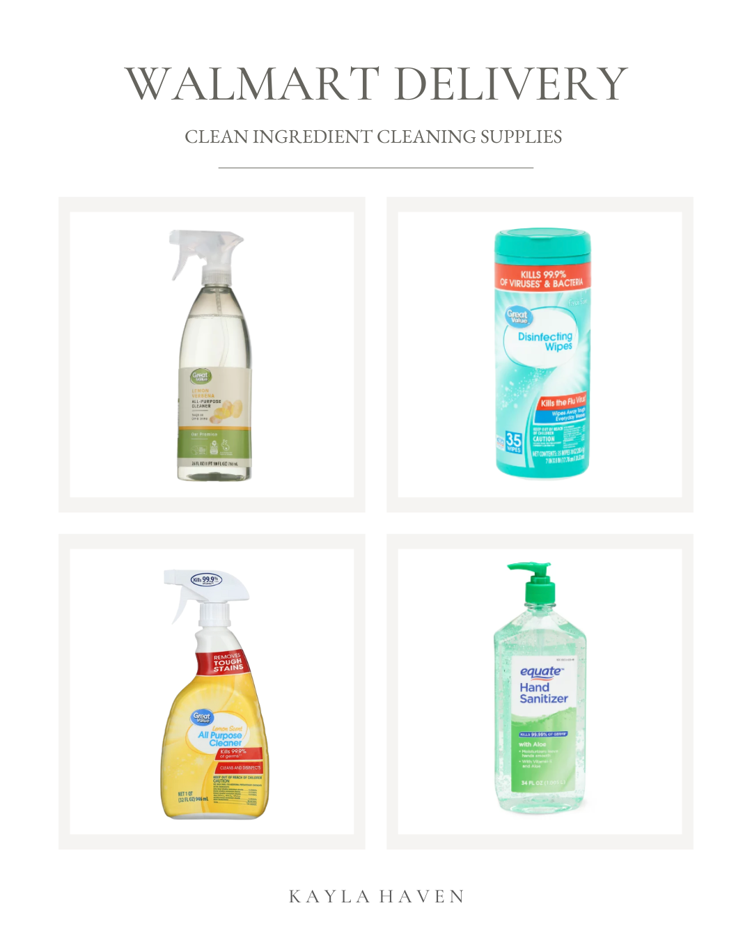 Walmart Cleaning Supplies